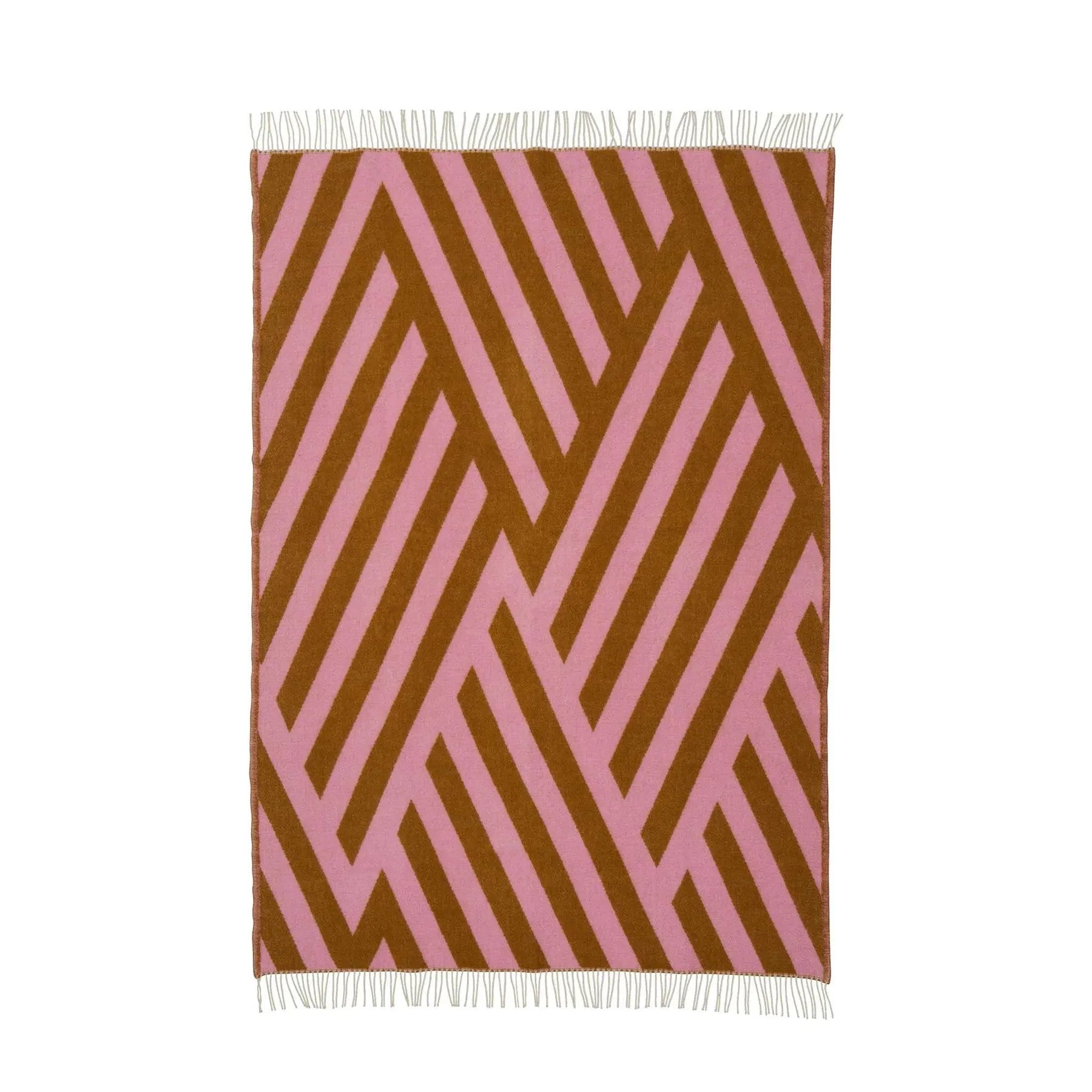Blanket Tangent - Lambswool - Pink Caramel