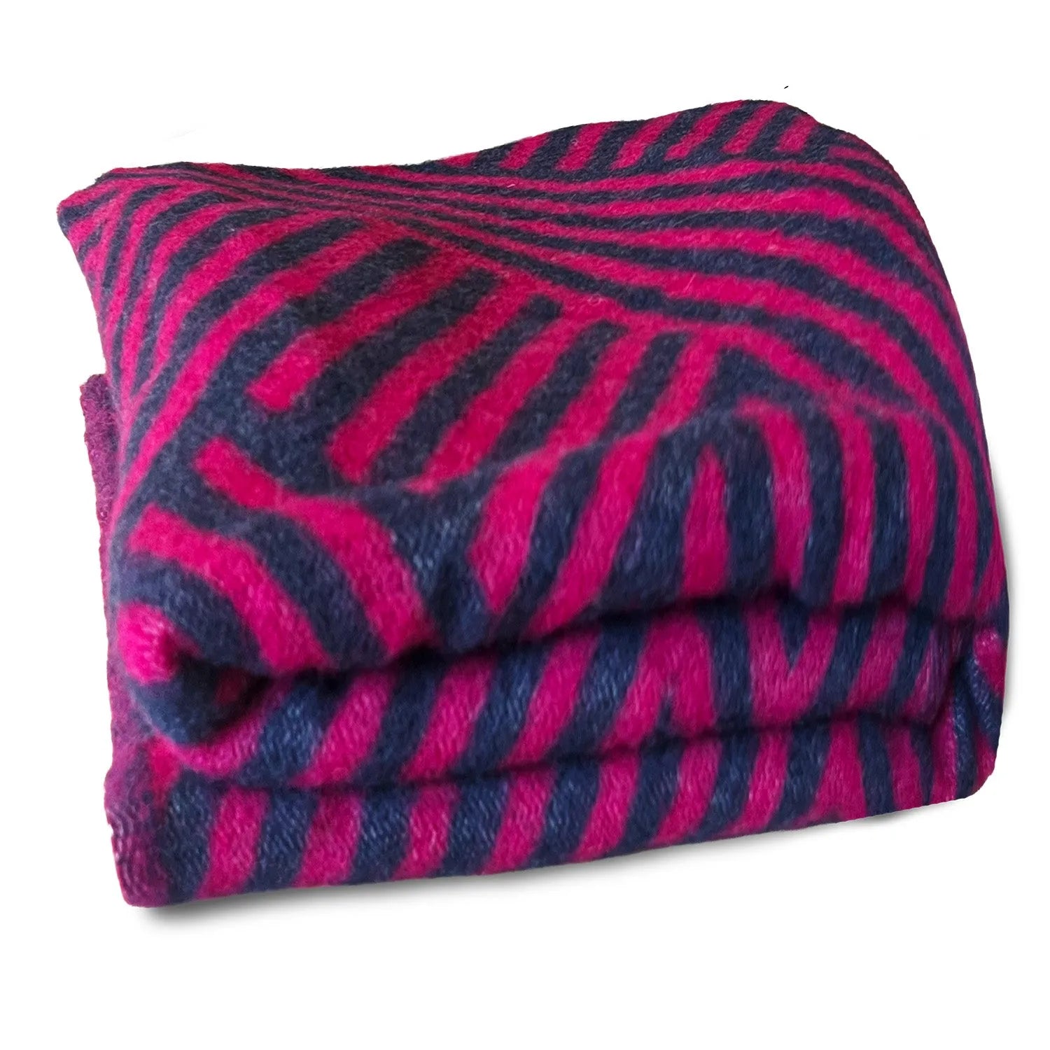 Blanket Tangent - Lambswool - Purple Fuschia