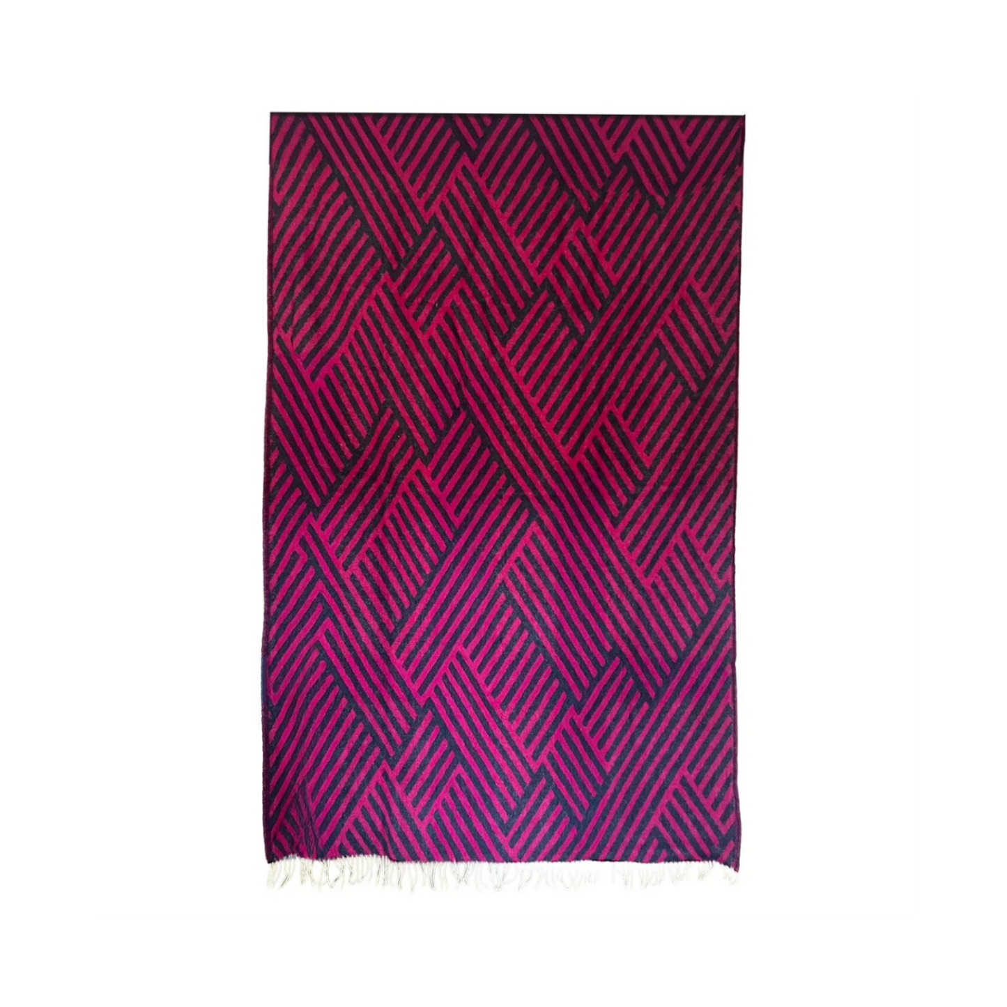 Blanket Tangent - Lambswool - Purple Fuschia