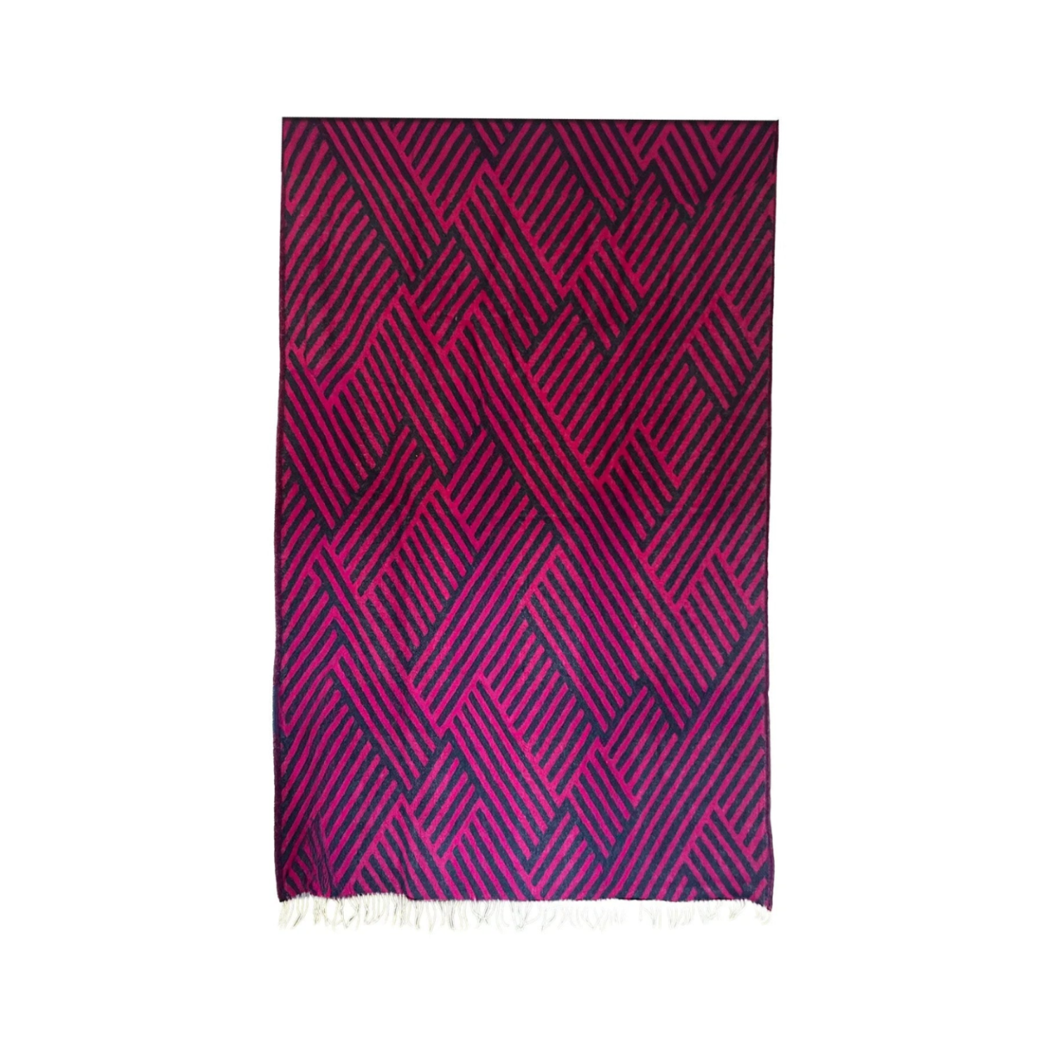 Blanket Tangent - Lambswool - Purple Fuschia