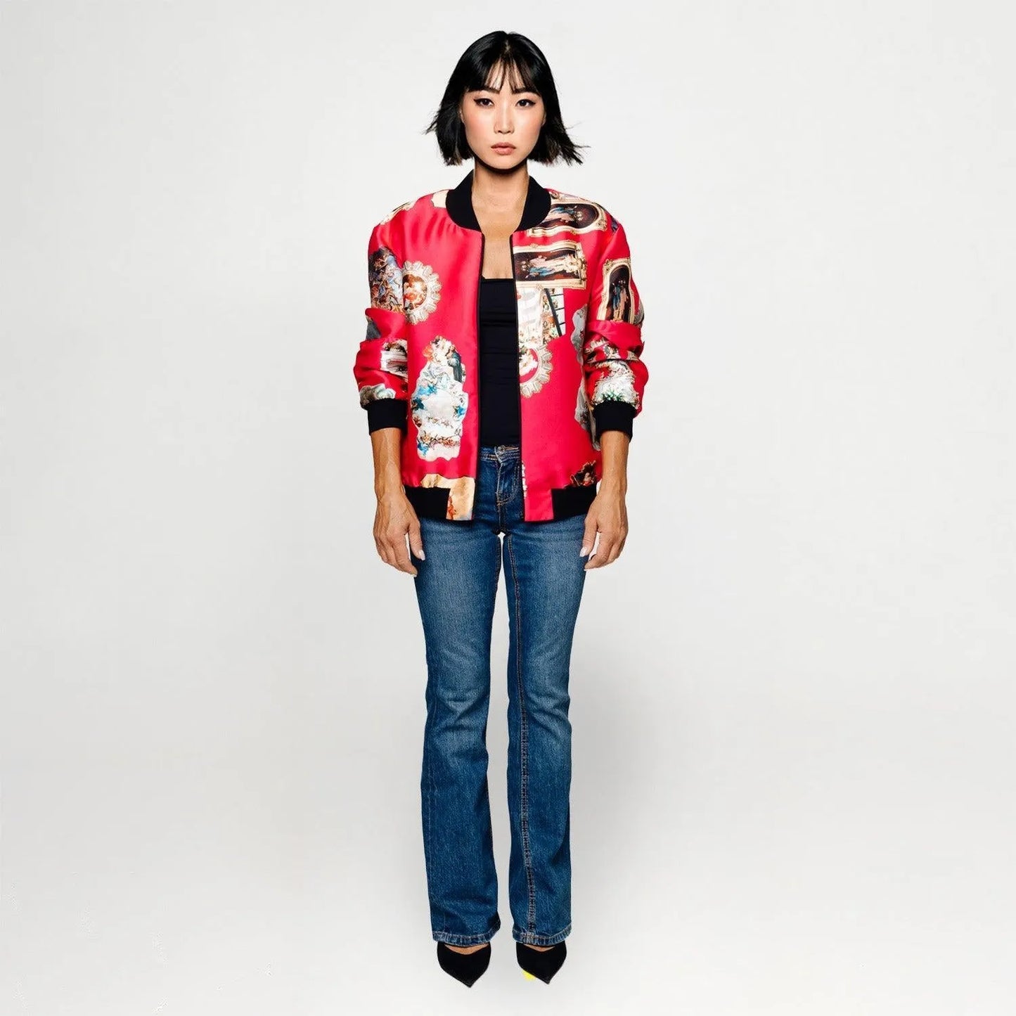 Bomber Jacket - Sicily Hot Pink