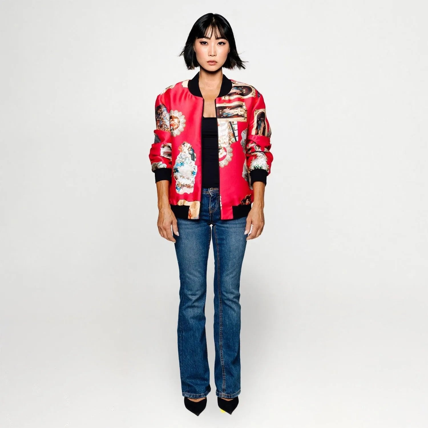 Bomber Jacket - Sicily Hot Pink