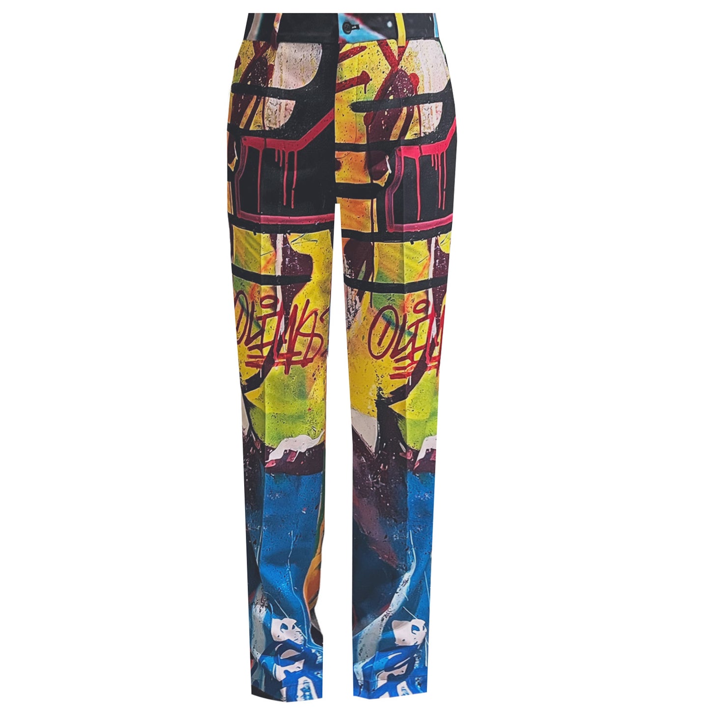 Classic Suit Pants - Street Art