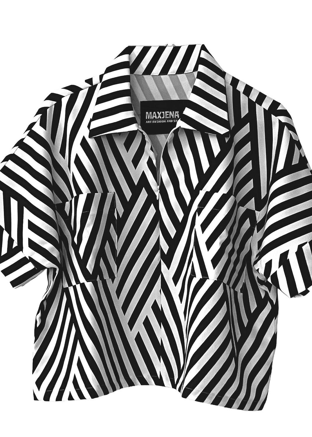 Cropped Shirt - graphisch