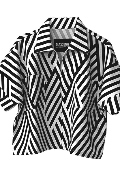 Cropped Shirt - graphisch