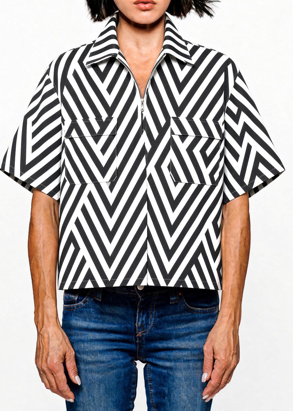 Cropped Shirt - graphisch