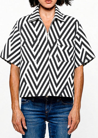 Cropped Shirt - graphisch