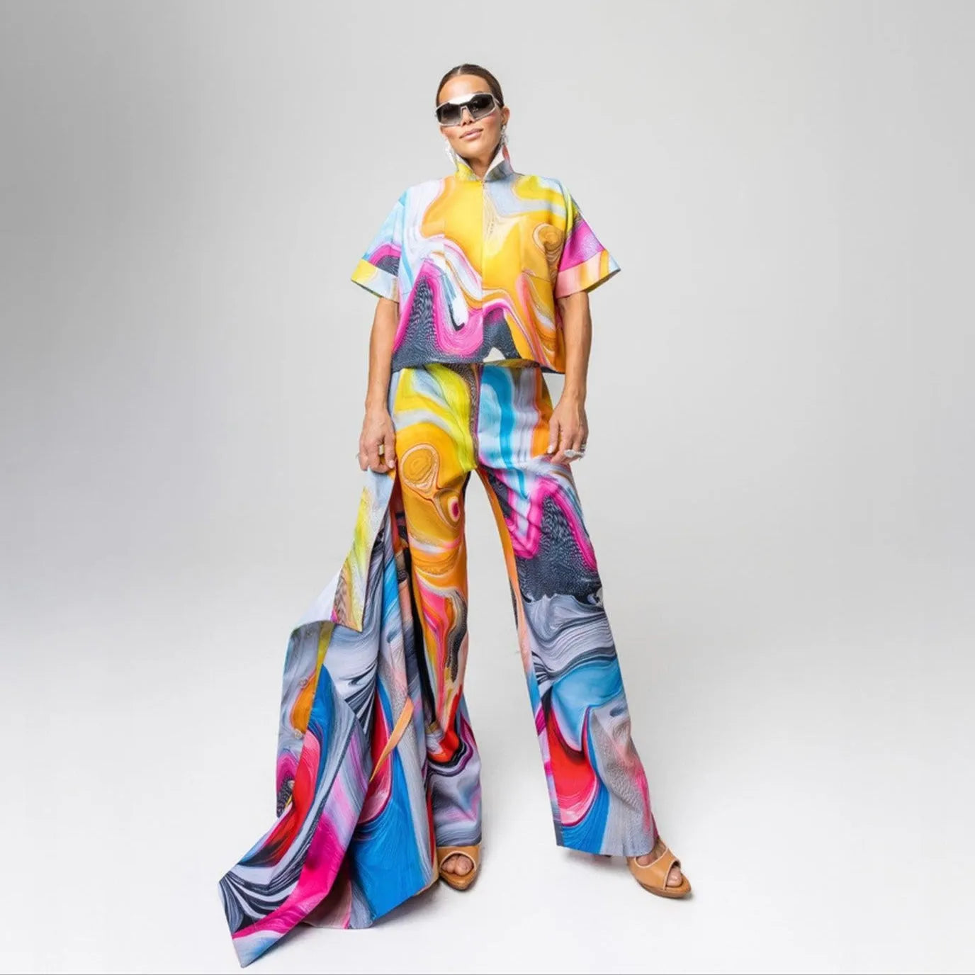 Cropped Shirt - Smokeflow Liquide