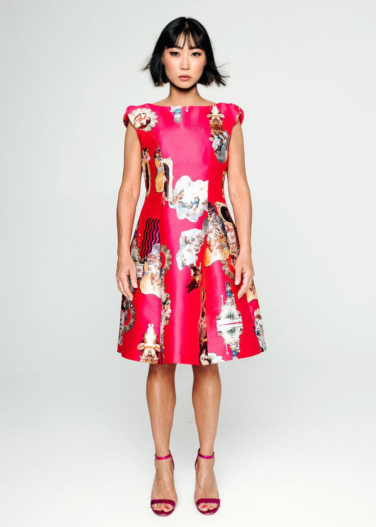 Custommade Your measurments Midi Dress - Special Print