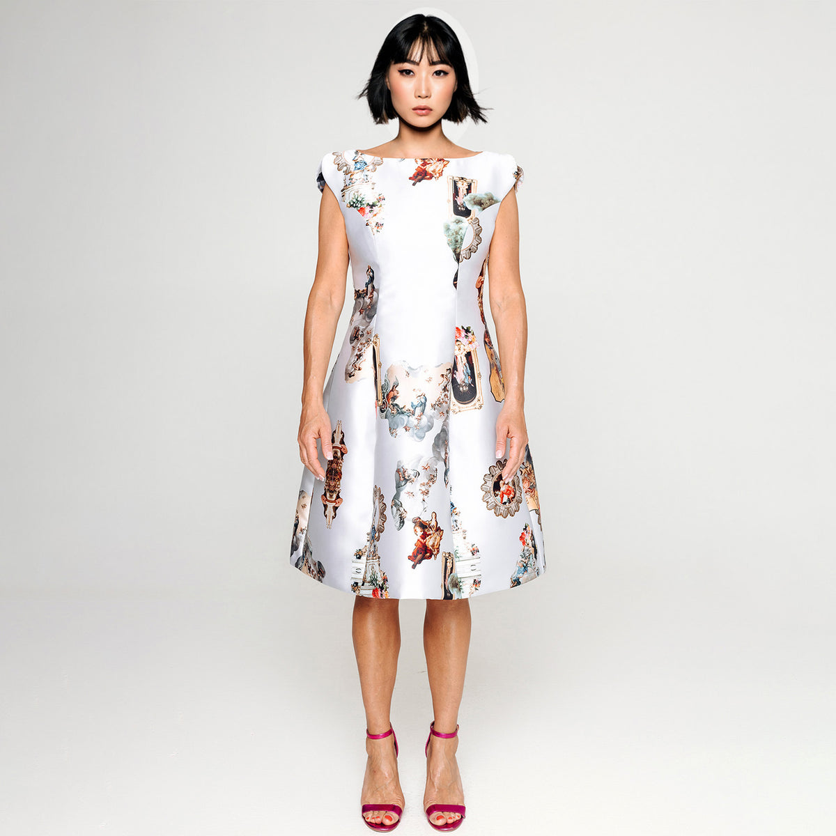Custommade Your measurments Midi Dress - Special Print