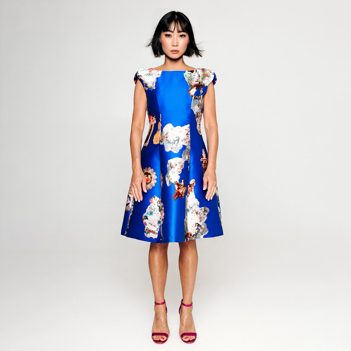 Custommade Your measurments Midi Dress - Special Print