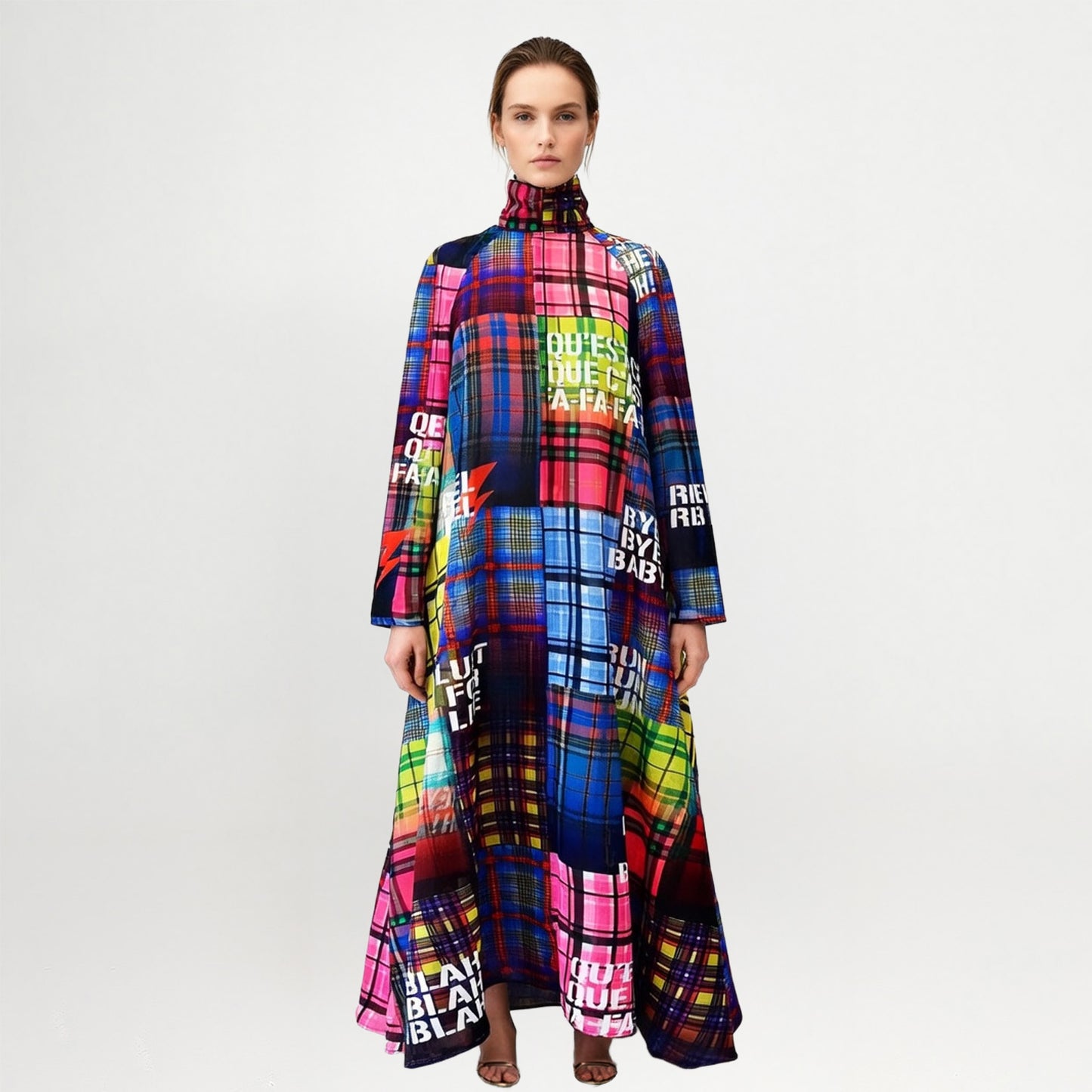 Custommade A-Shaped Maxi Dress - Special Print