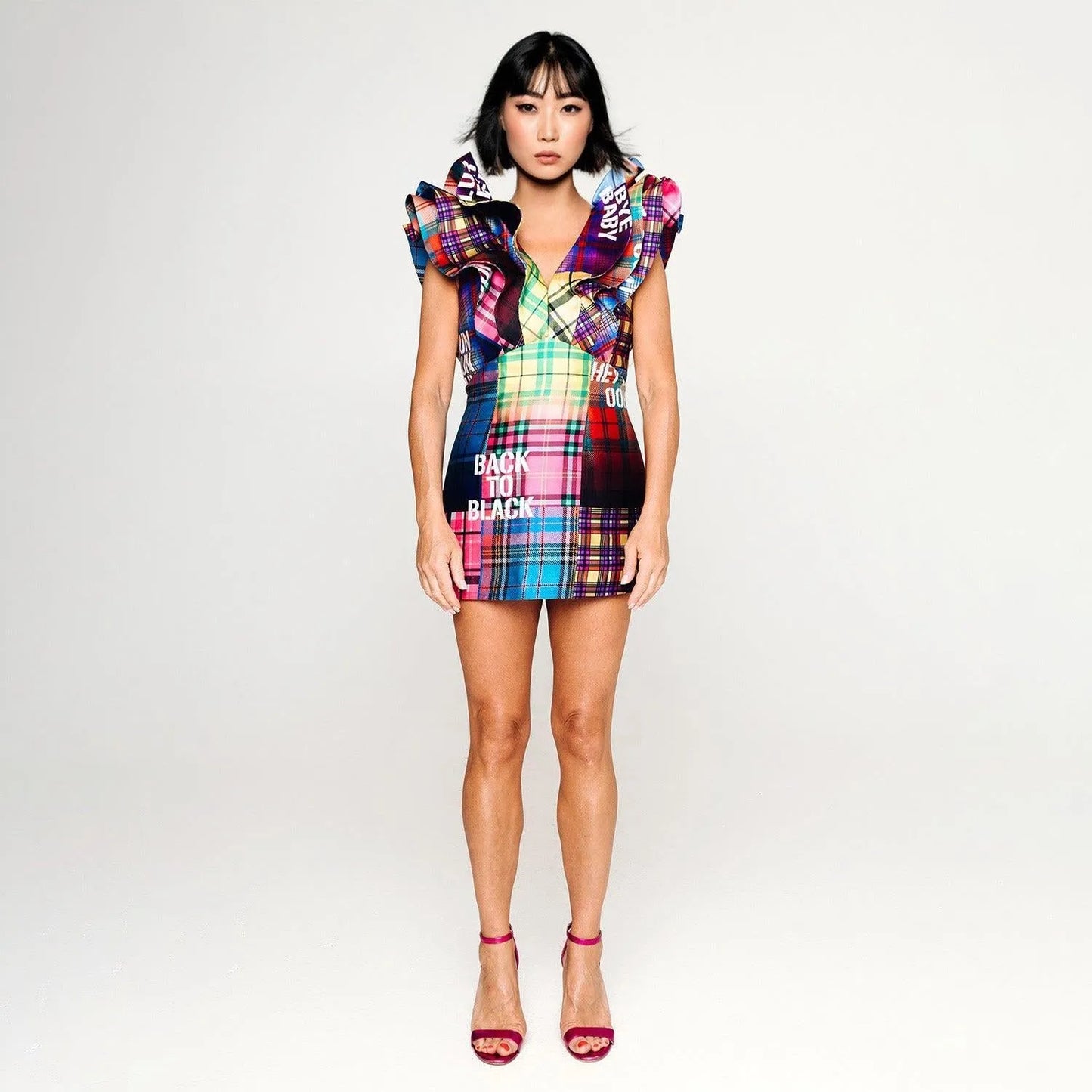 Custommade Butterfly Mini Dress - Special Print