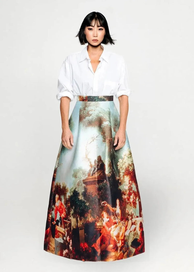 Custom-Made Evening Skirt - Special Print