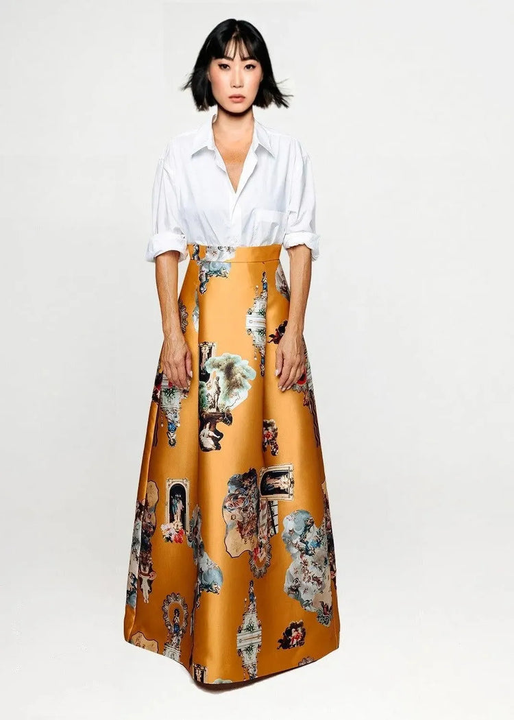 Custom-Made Evening Skirt - Special Print