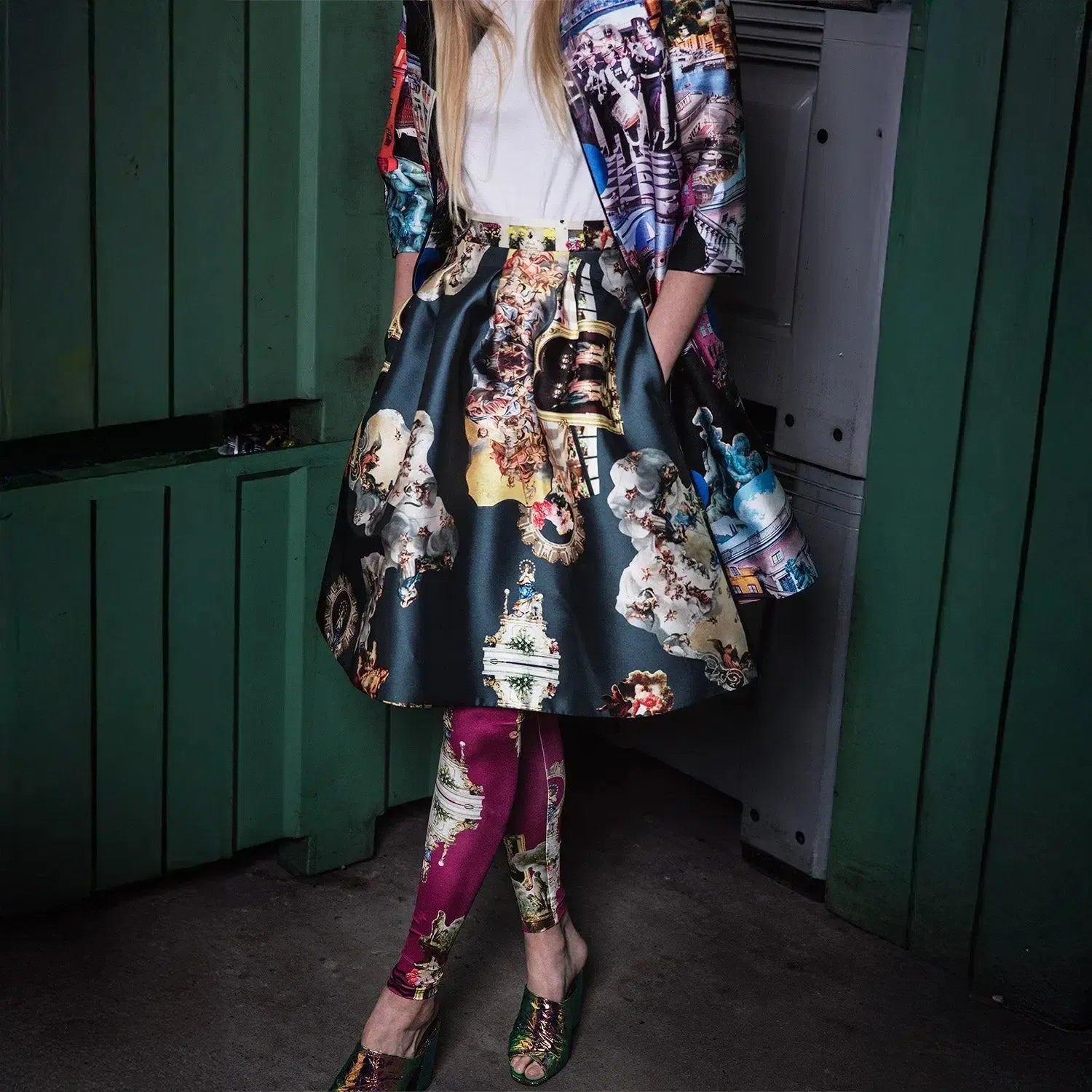 Custommade Knee-Length Skirt - Special Print