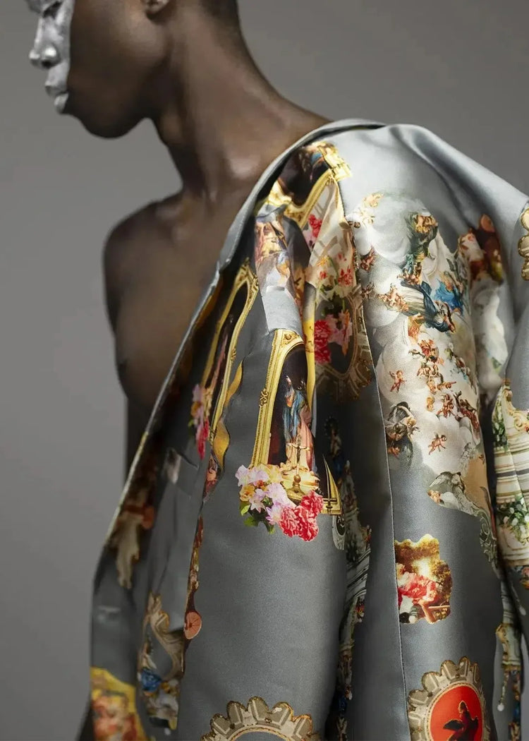 Custom-Made Men's Tailored Blazer - Special Print