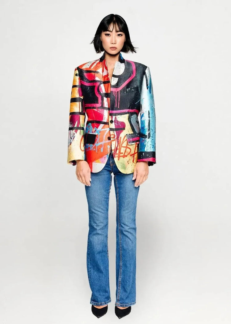 Custom-Made Tailored Blazer - Special Print