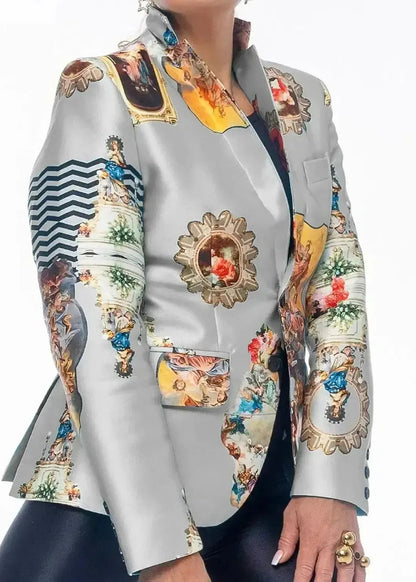 Custom-Made Tailored Blazer - Special Print