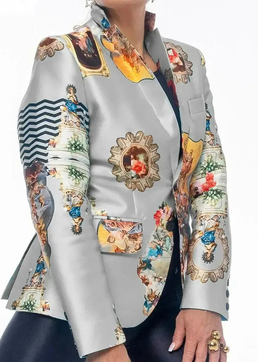 Custom-Made Tailored Blazer - Special Print