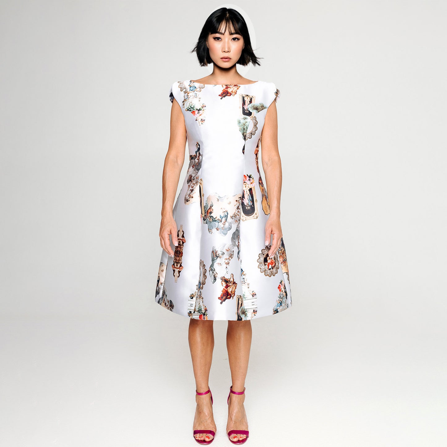 Custommade Your measurments Midi Dress - Special Print