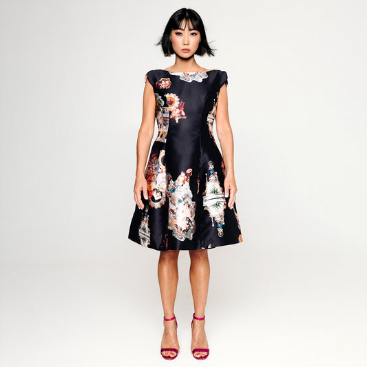 Custommade Your measurments Midi Dress - Special Print