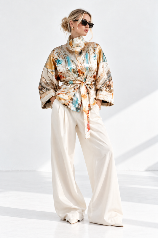 Square Boxy Jacket - Sicily Jubilee