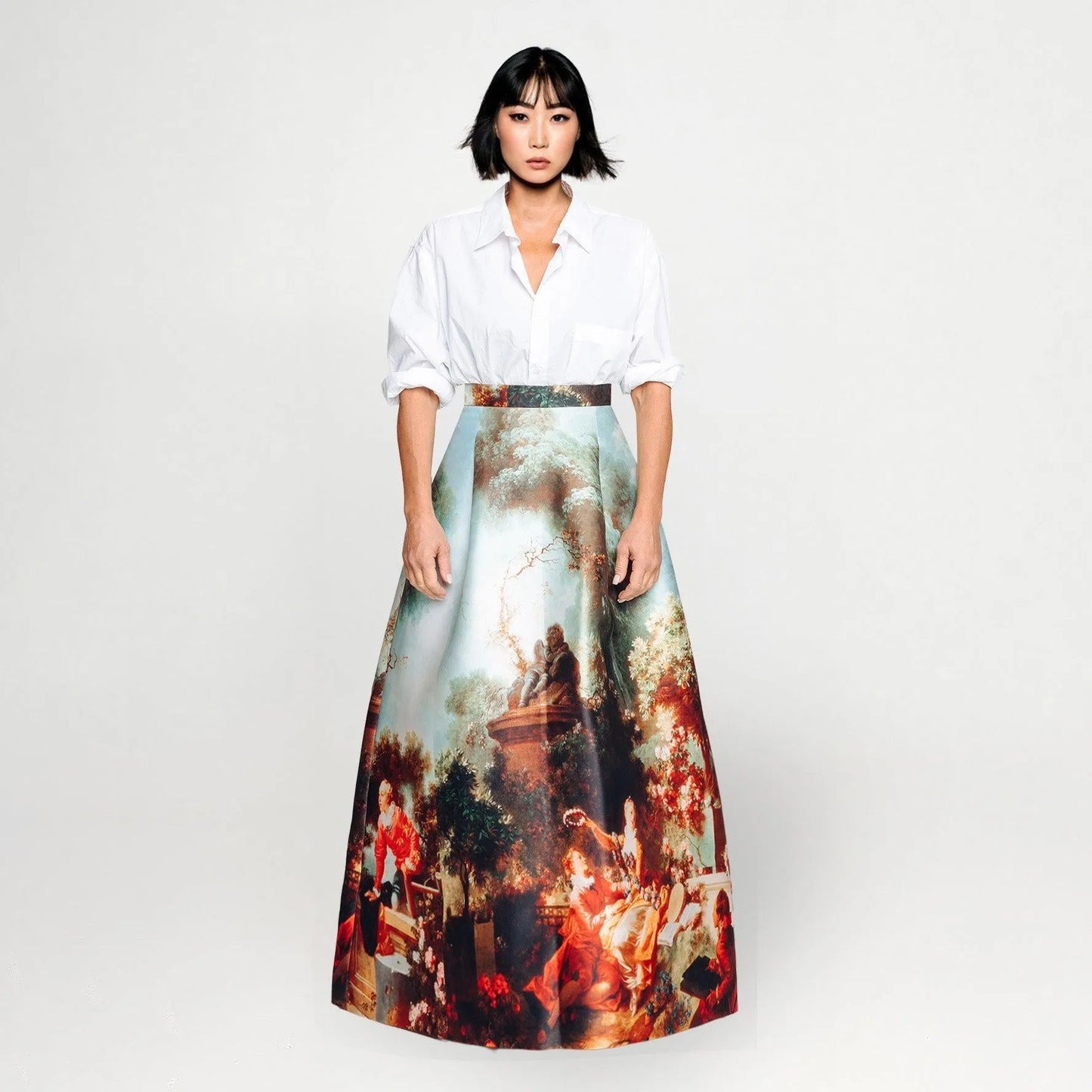 Evening Skirt - Garden Royal