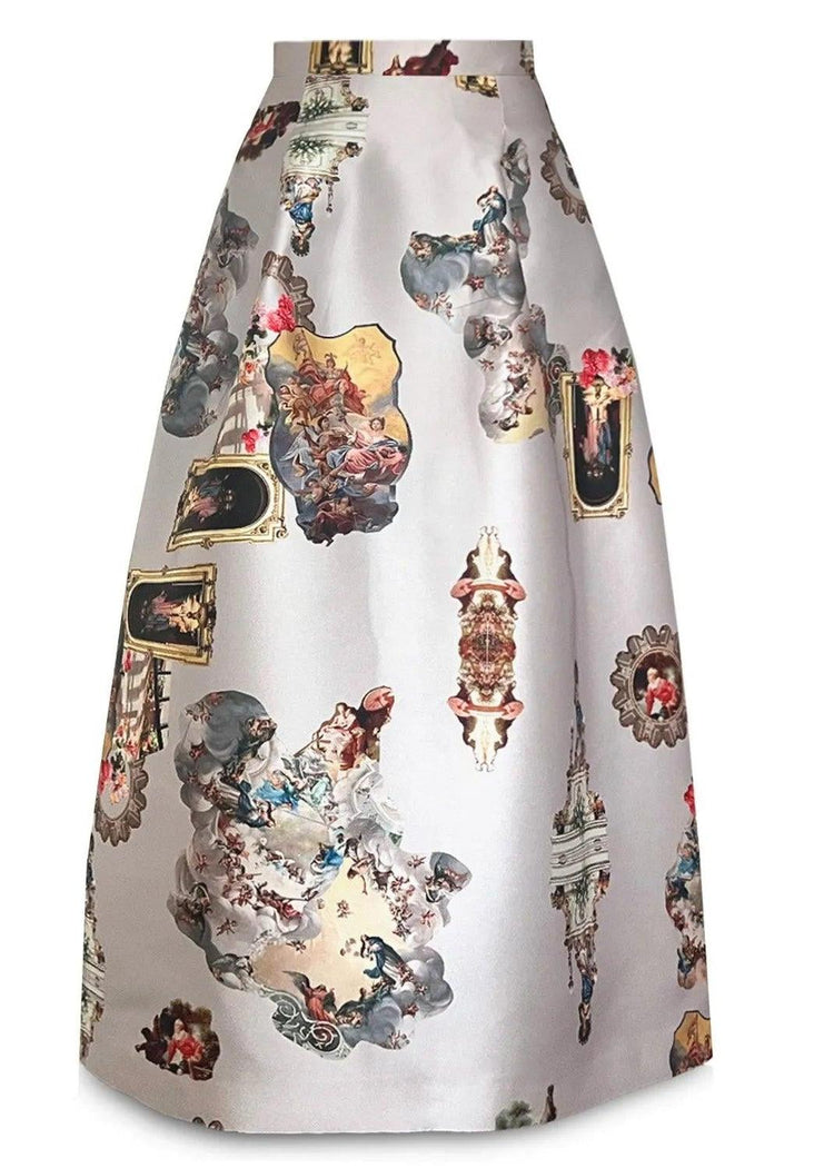 Evening Skirt - Sicily Dirty White
