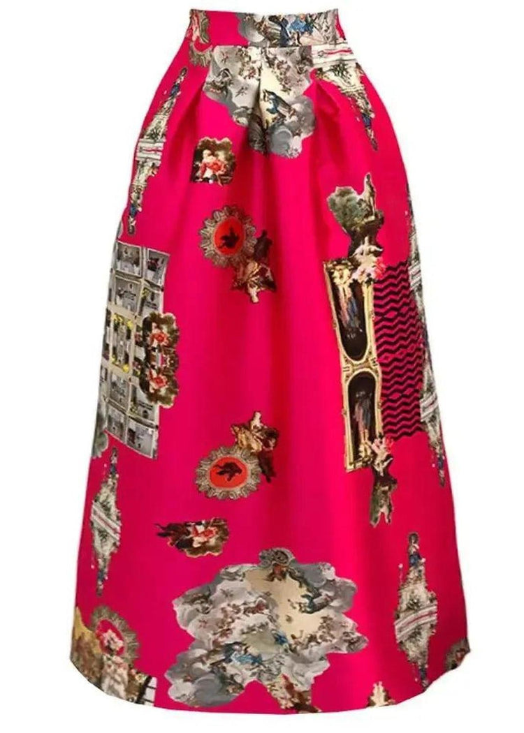 Evening Skirt - Sicily Hot Pink