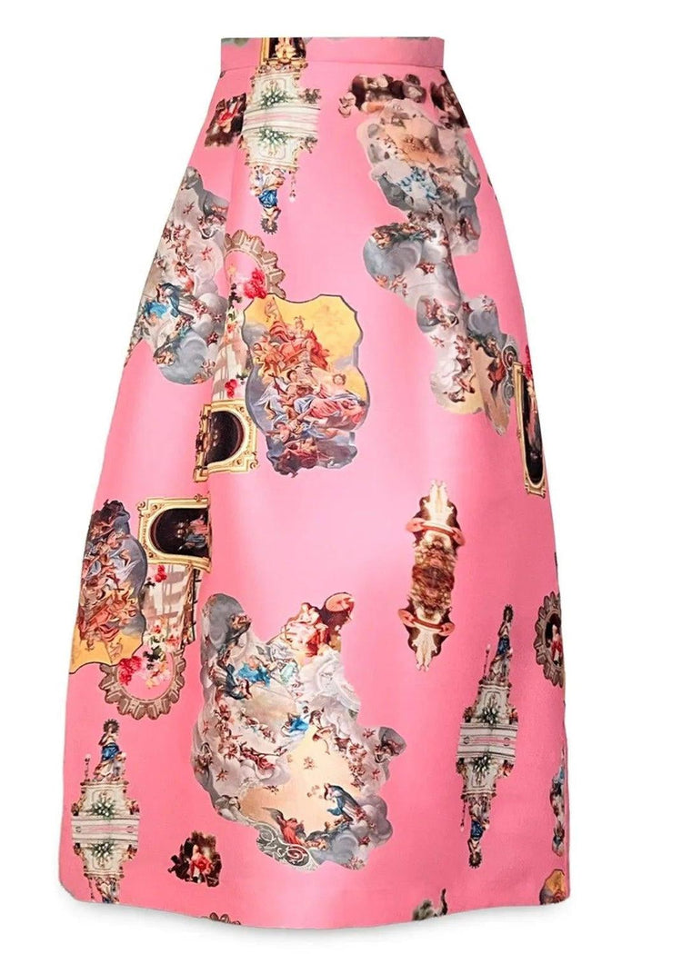 Evening Skirt - Sicily Powder Pink