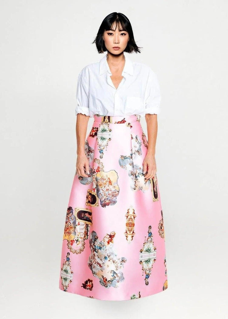 Evening Skirt - Sicily Powder Pink