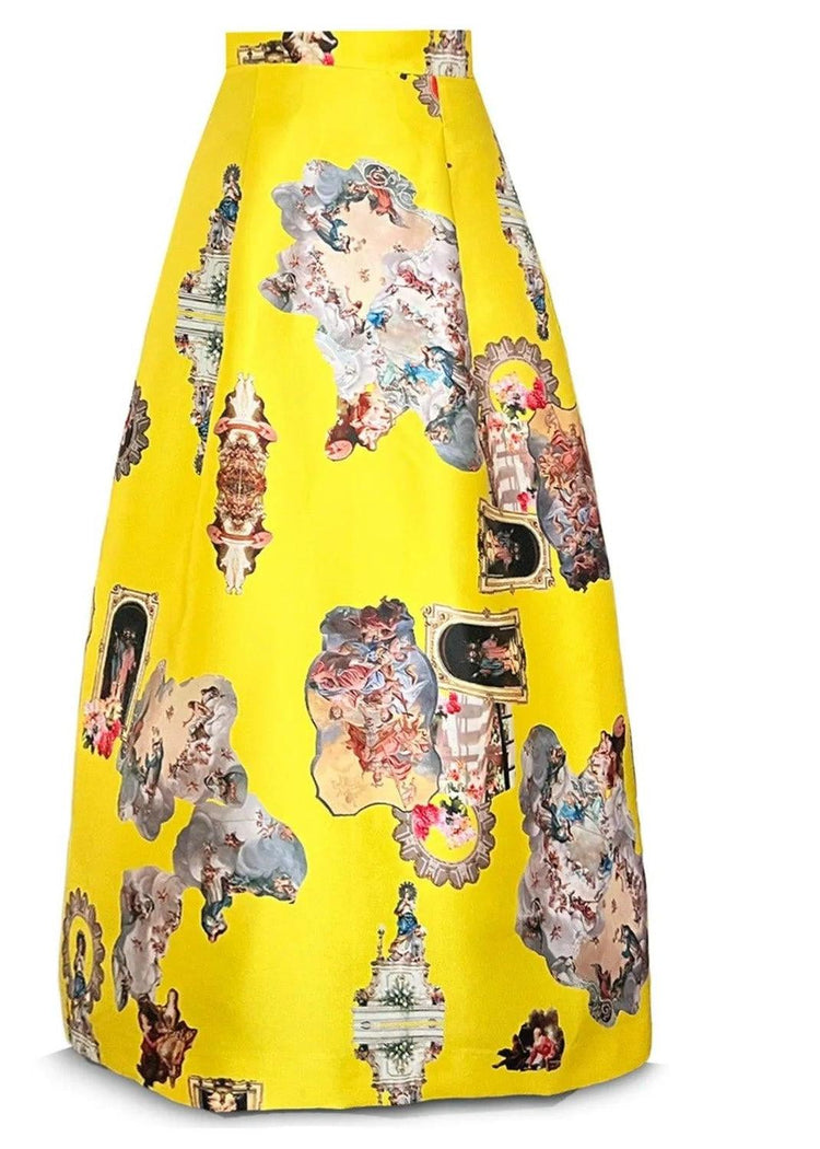 Evening Skirt - Sicily Yellow