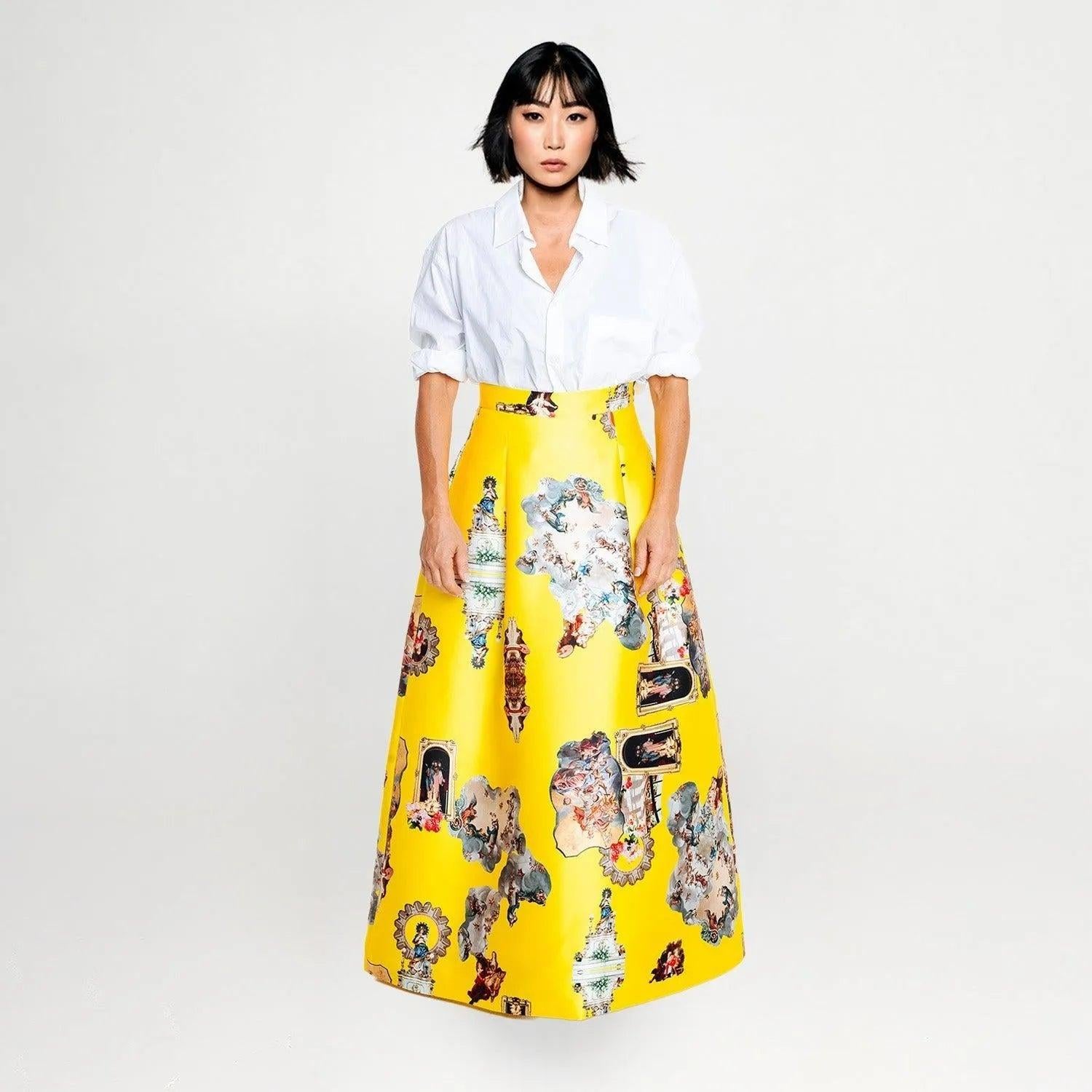 Evening Skirt - Sicily Yellow