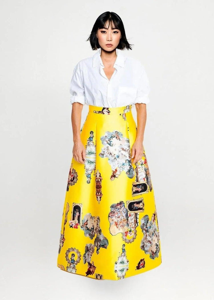 Evening Skirt - Sicily Yellow