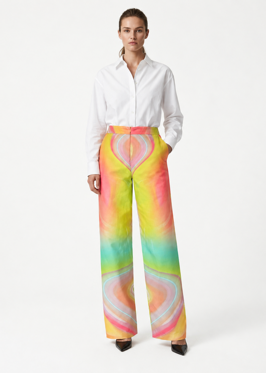 Wide Slouchy - Yellow Smoke