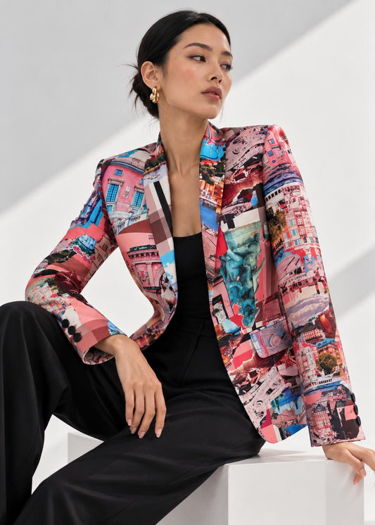 Tailored Blazer - Stockholm Royal Pink