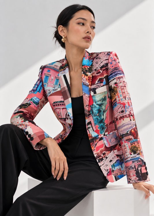 Tailored Blazer - Stockholm Royal Pink