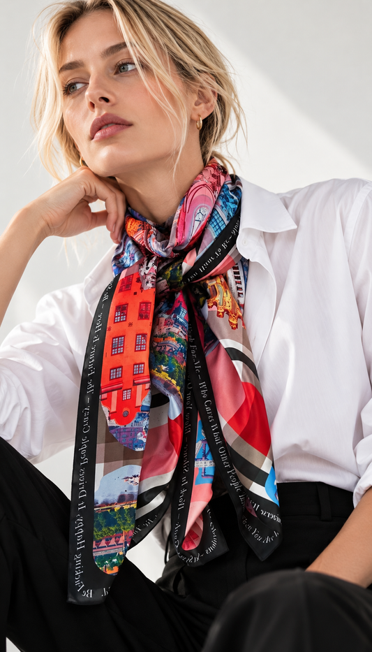 Scarf - Stockholm Royal Pink