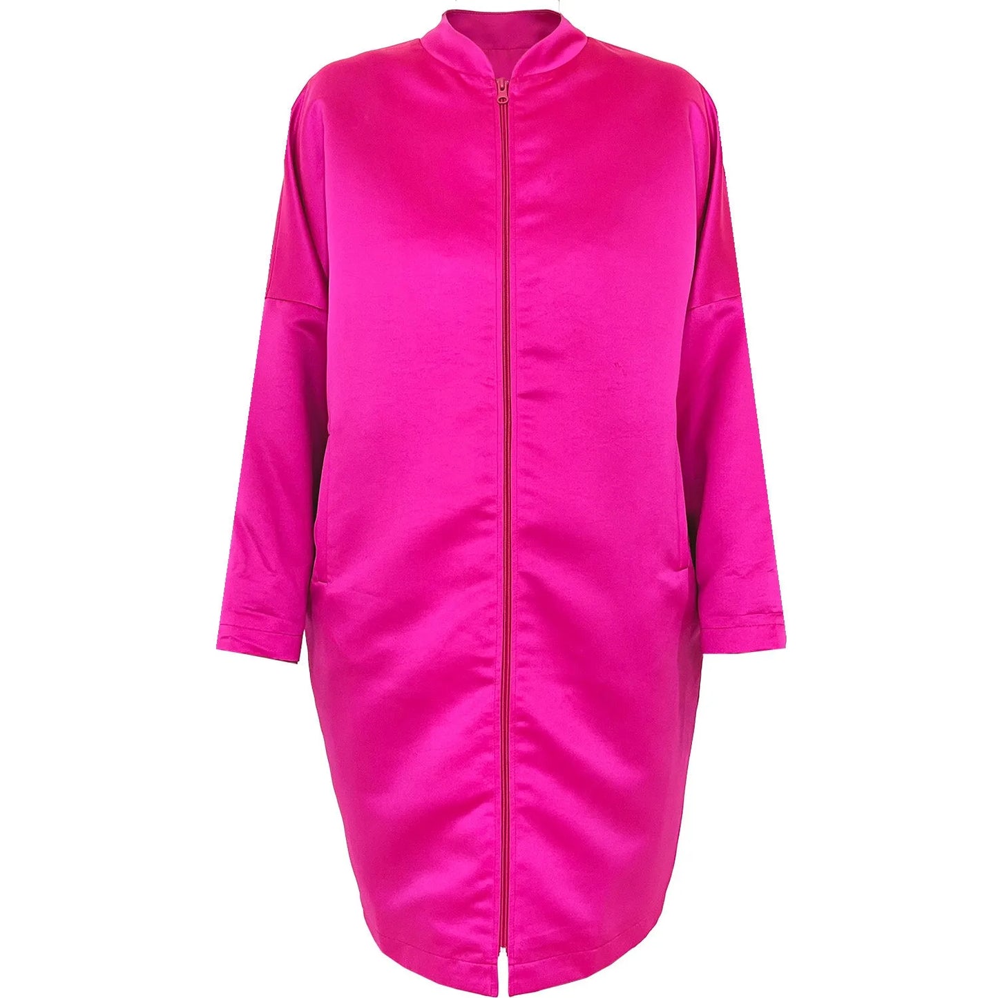 Festive Coat - Hot Pink