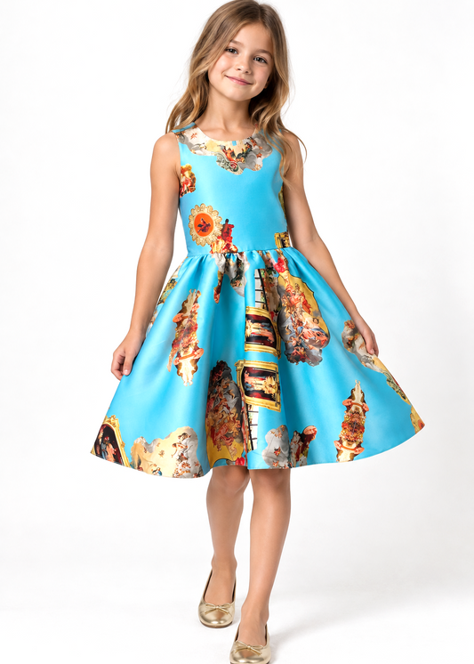 Girl´s Princess Dress - Light Blue