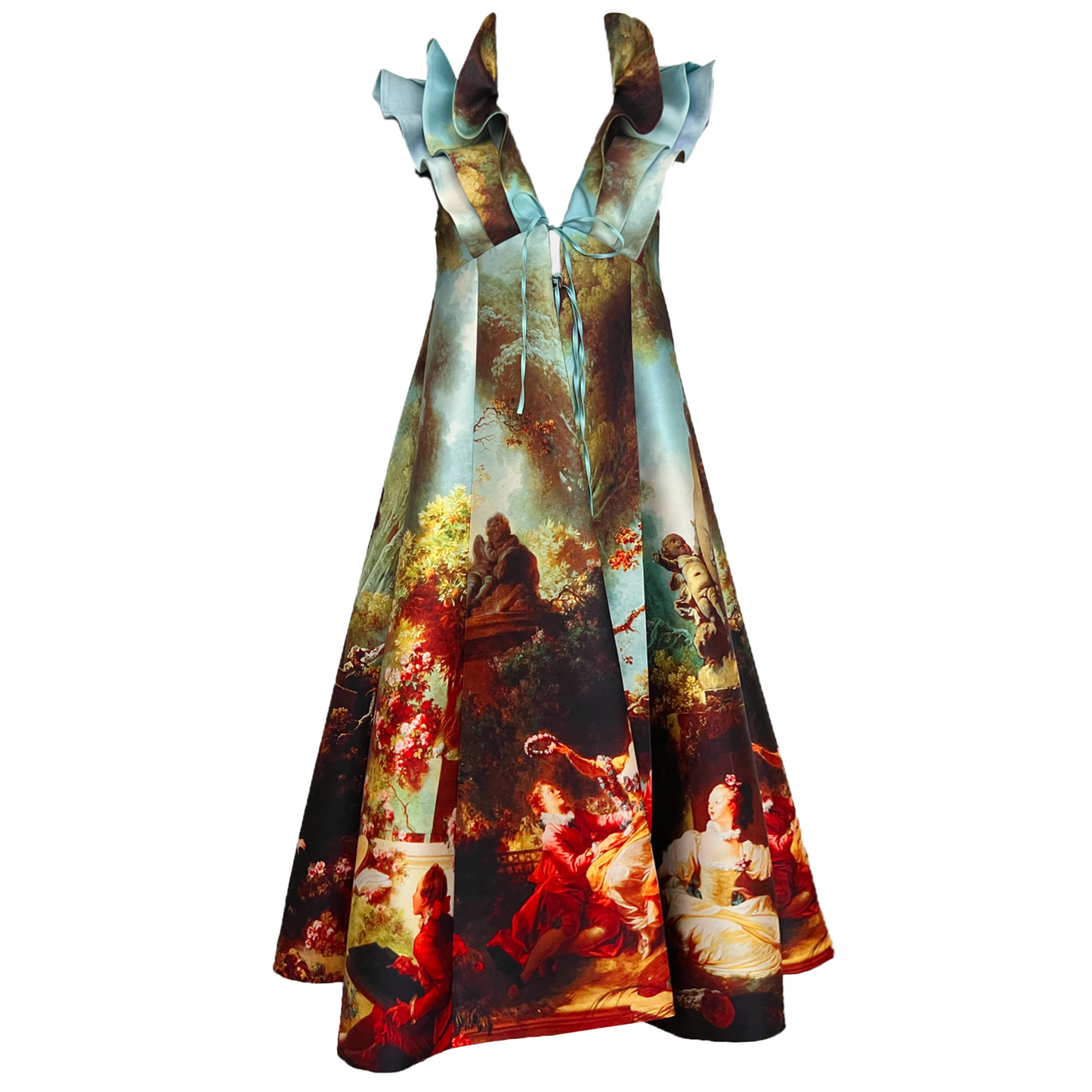 Garden Royal Vest Dress – Sculptural Collar | maxjenny!