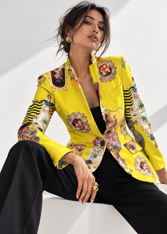 Tailored Blazer - Sicily Yellow