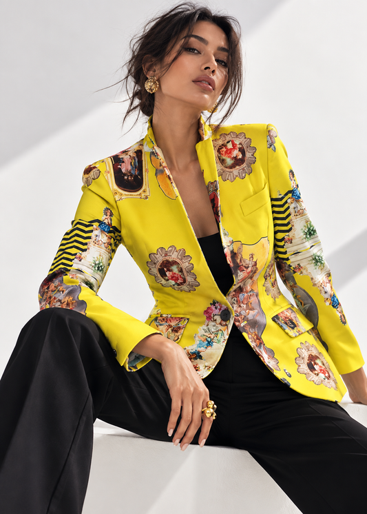 Tailored Blazer - Sicily Yellow