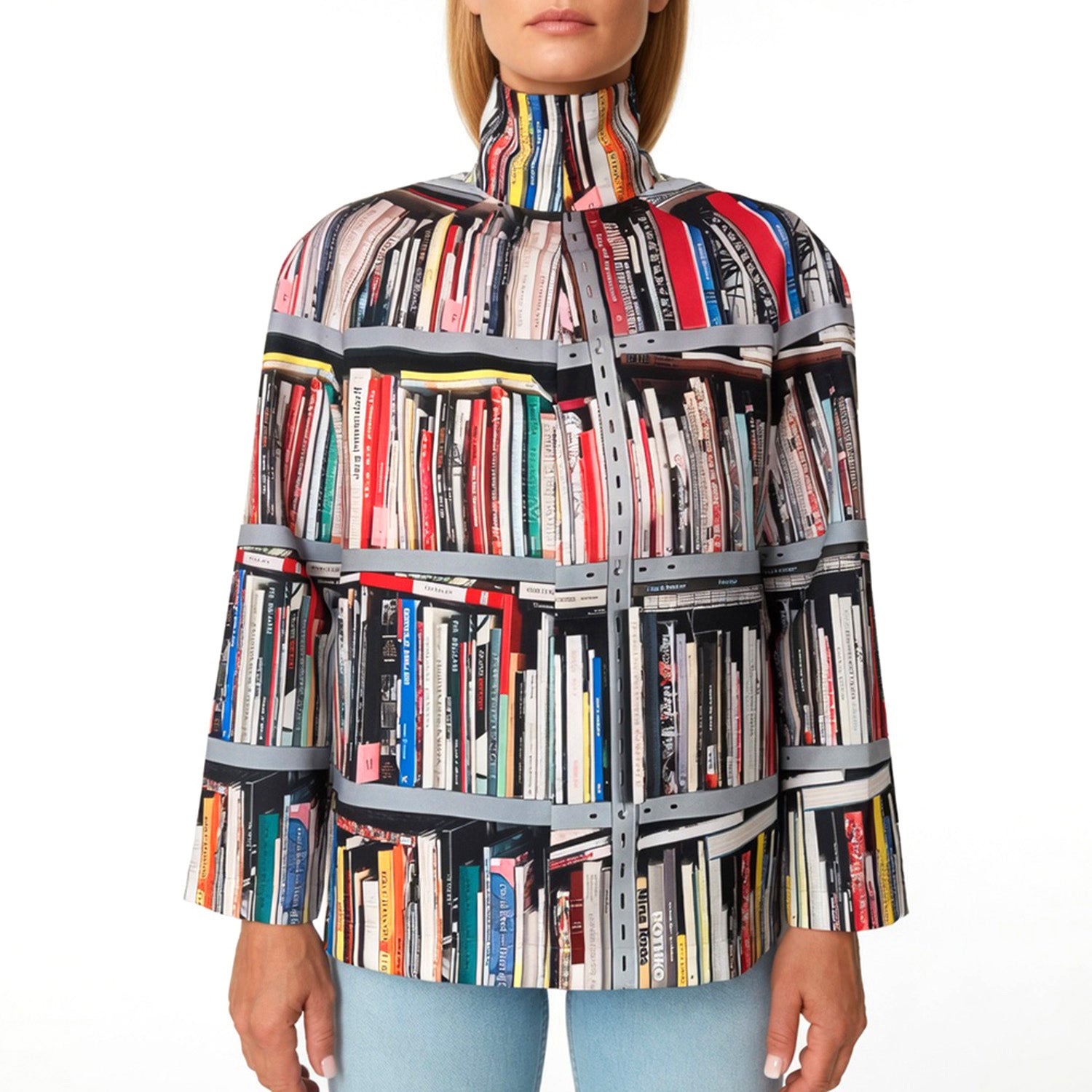 High Neck Top - Bookshelf of art