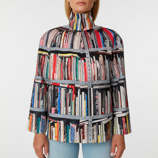 High Neck Top - Bookshelf of art