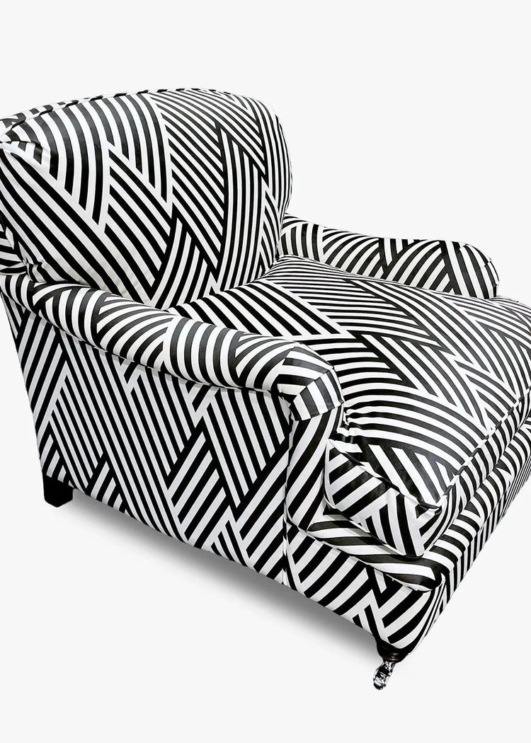 Howard Armchair - Black & White