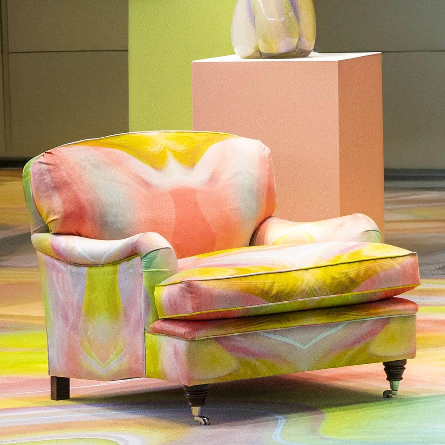 Howard Armchair - Smokeflow Yellow