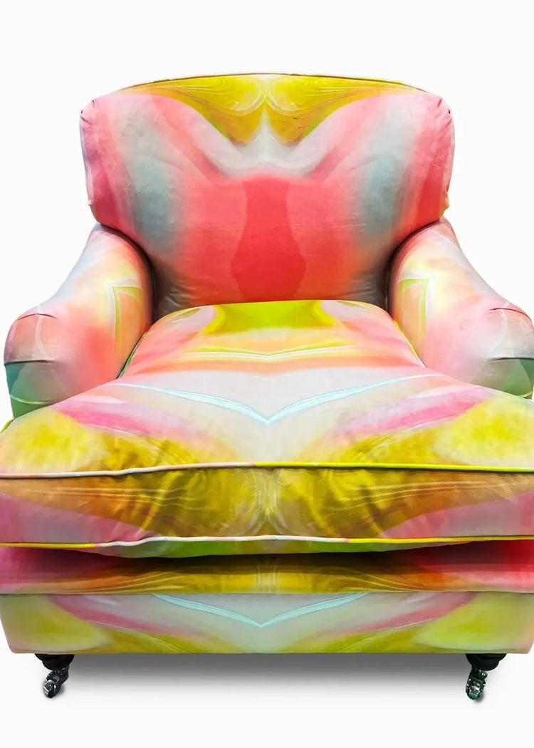 Howard Armchair - Smokeflow Yellow