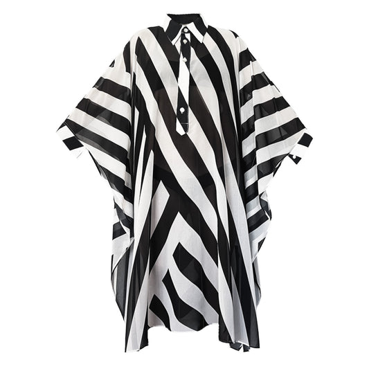 Kaftan Black & White – maxjenny!